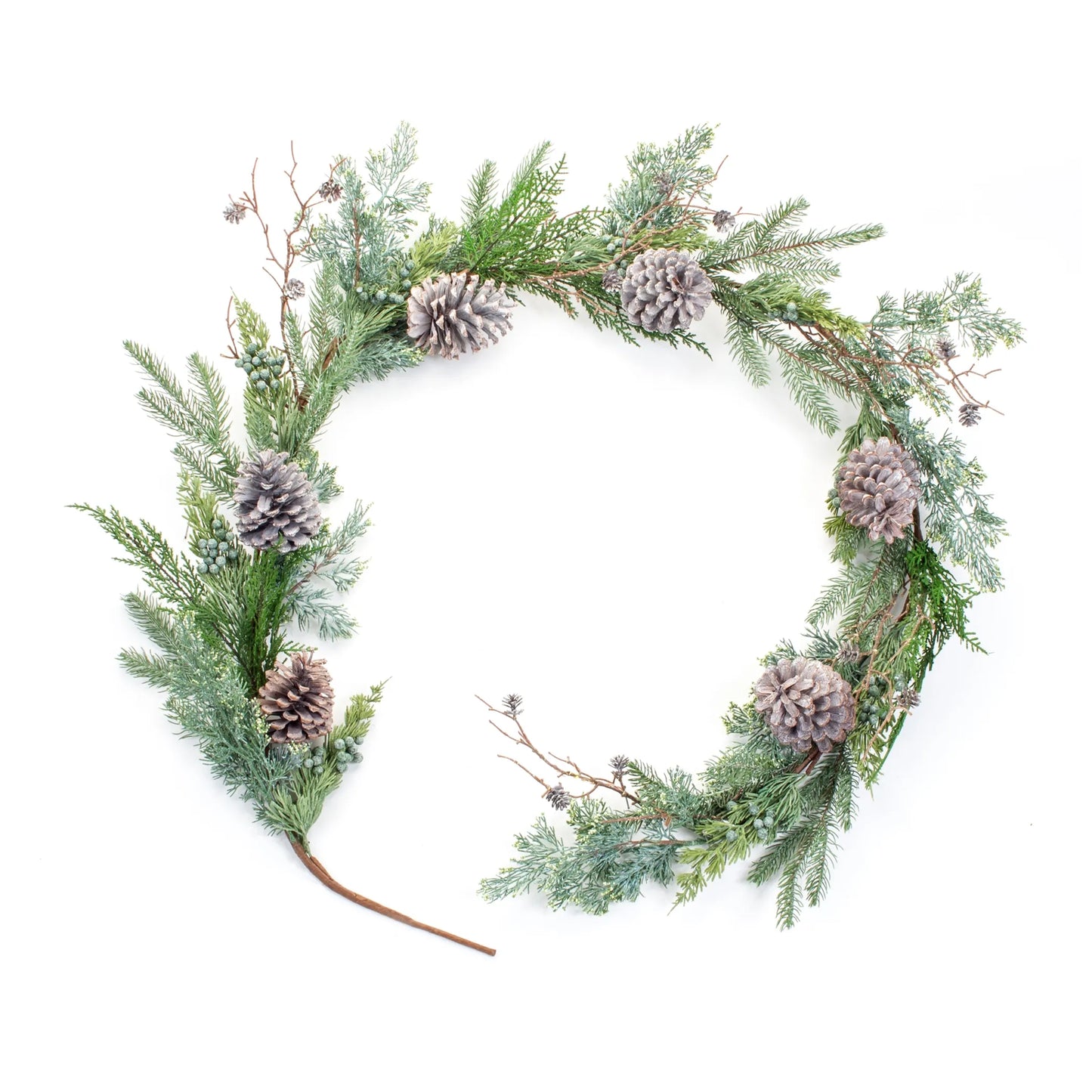 Juniper and Pine Garland (Set of 2) 6'L Plastic