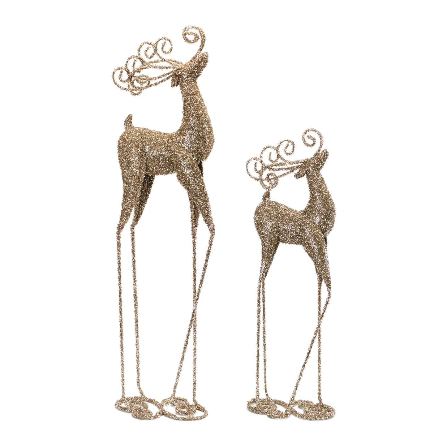 Deer (Set of 2) 1 Set of 24.5"H, 32.75"H Metal