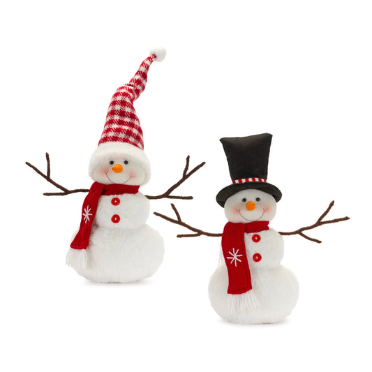 Snowman (Set of 4) 17"H, 1 Set of 24"H Polyester