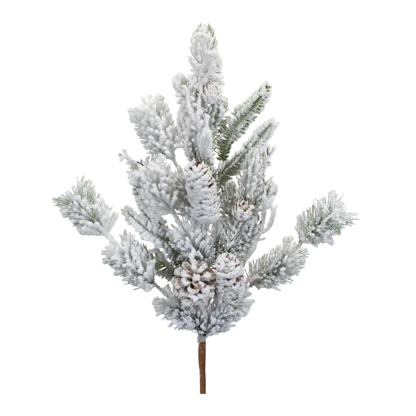 Snowy Mix Pine Spray (Set of 6) 32"H Plastic